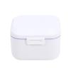 Portable Denture Retainer Soaking Case Multi-Purpose Mouthguards Braces Storage Box Nail Drill Tool Organizer