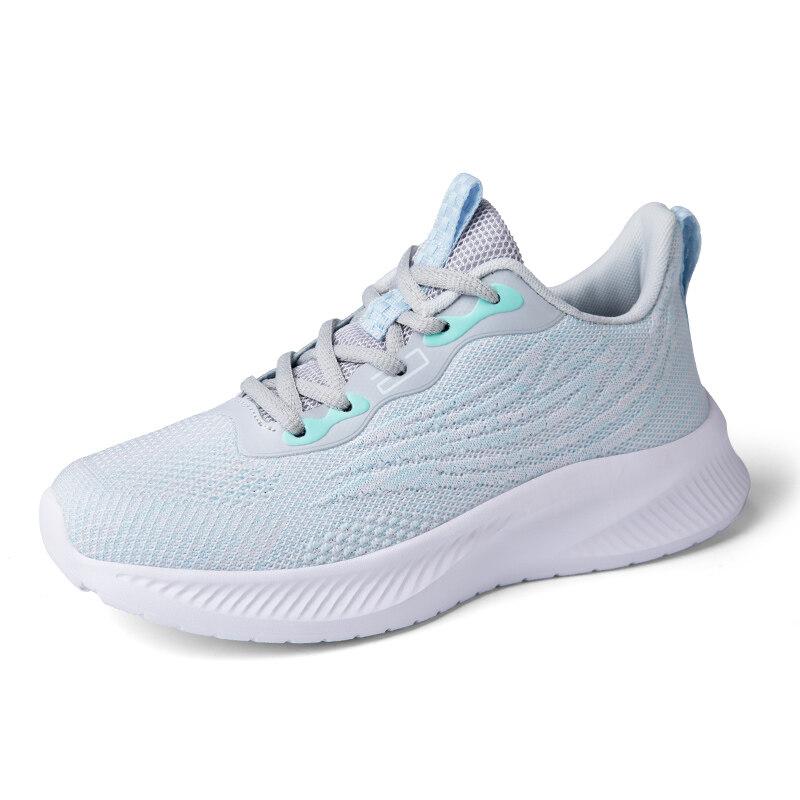 Fashion Colorful Women Running Shoes Breathable Knitted Casual Sports Shoes Female Lightweight Jogging Trainers