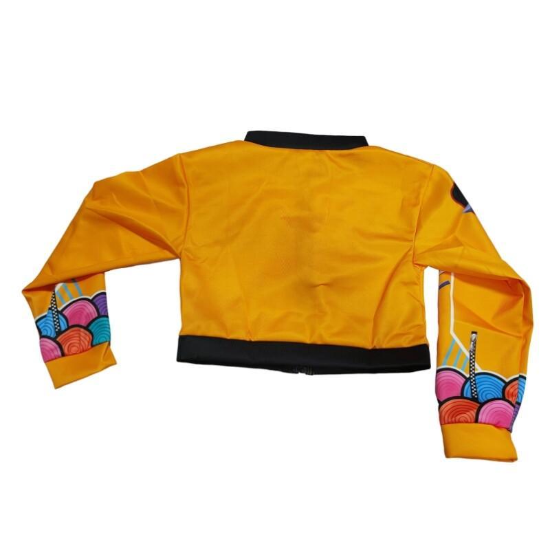 Halloween Party Huntrix Rumi Orange Series Jacket Vest Shorts Outfit Kpop Demon Rumi Hunter Cosplay Costume for Carnival Gifts