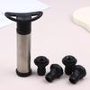 Vacuum Pump Preserver Wine Saver Set Vacuum Wine Stoppers For White / Beer Wine Zinc Alloy Keep Wine Fresh