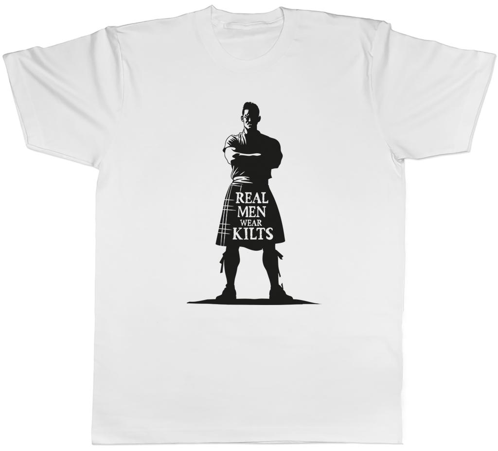 Real Unisex Wear Kilts Funny Joke Scottish Scotland Unisexs TShirt Tee Gift Top