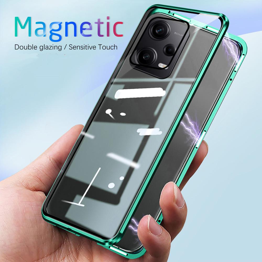 360° Magnetický Ochranný Kryt Pro Samsung Galaxy A55 A52S A56 A53 A54 5G Oboustranný Tvrzený Sklo Nárazuvzdorný Pouzdra na Telefon