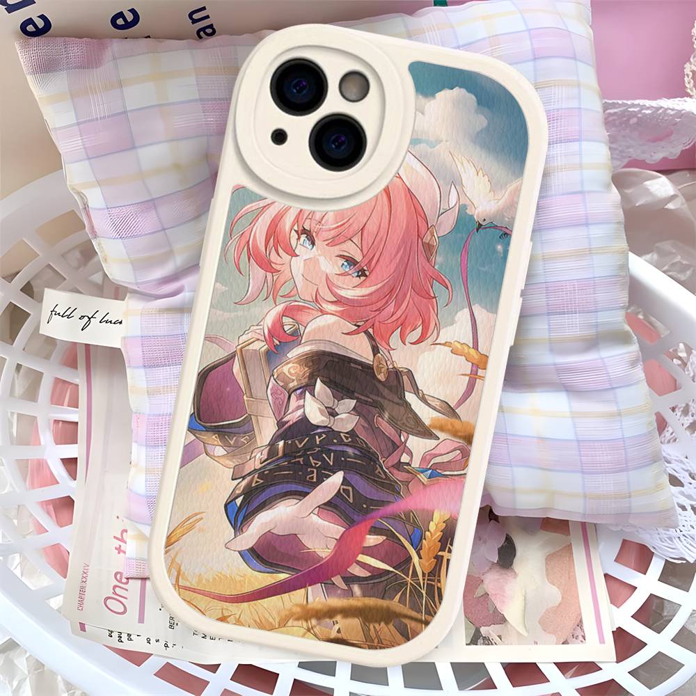 Coque de téléphone Honkai Star Rail Cyrene Cuir Rigide Pour IPhone 16 15 14 13 12 Mini 11 14 Pro Max Xs X Xr 7 8 Plus Fundas