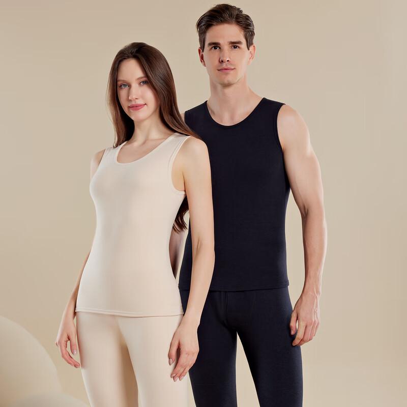 YUZHAOLIN Sleeveless Soft Warm Thermal Vest Set