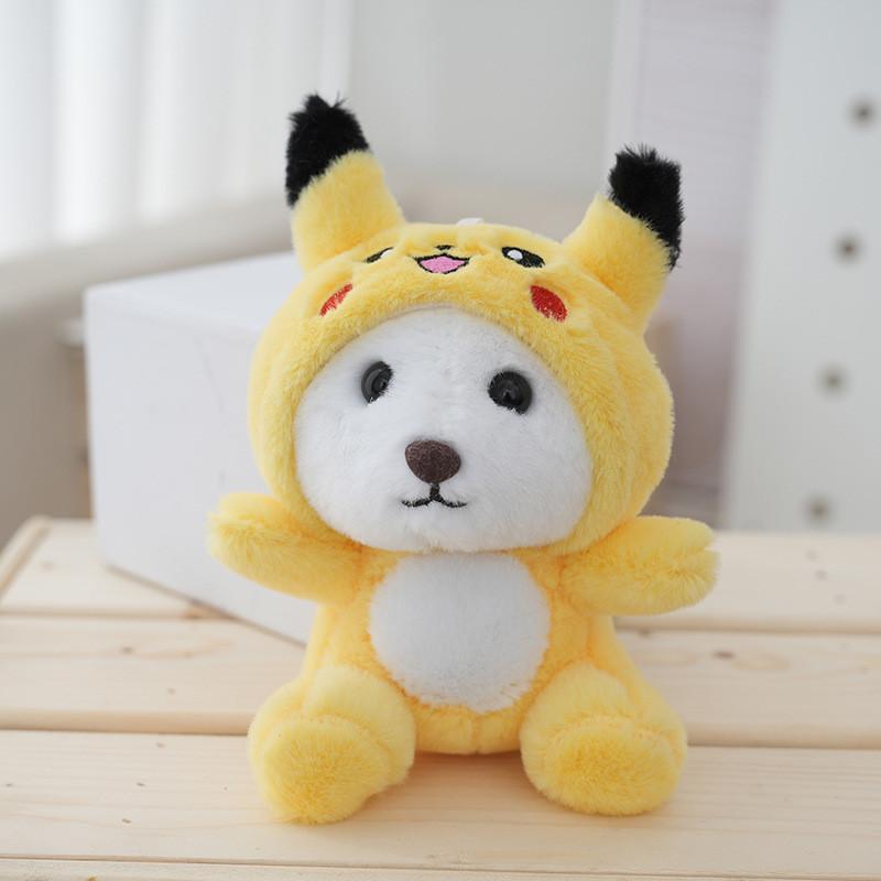 Adorable Transforming Teddy Bear Plush Toy With Hoodie Perfect For Birthday Gifts