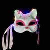 Japanese Style Fox Mask - Half-Face Anime Cosplay for Women