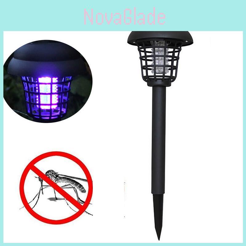 Solar Energy Mosquito Lamp With Super-bright Led Uv Light For Outdoor Lawn