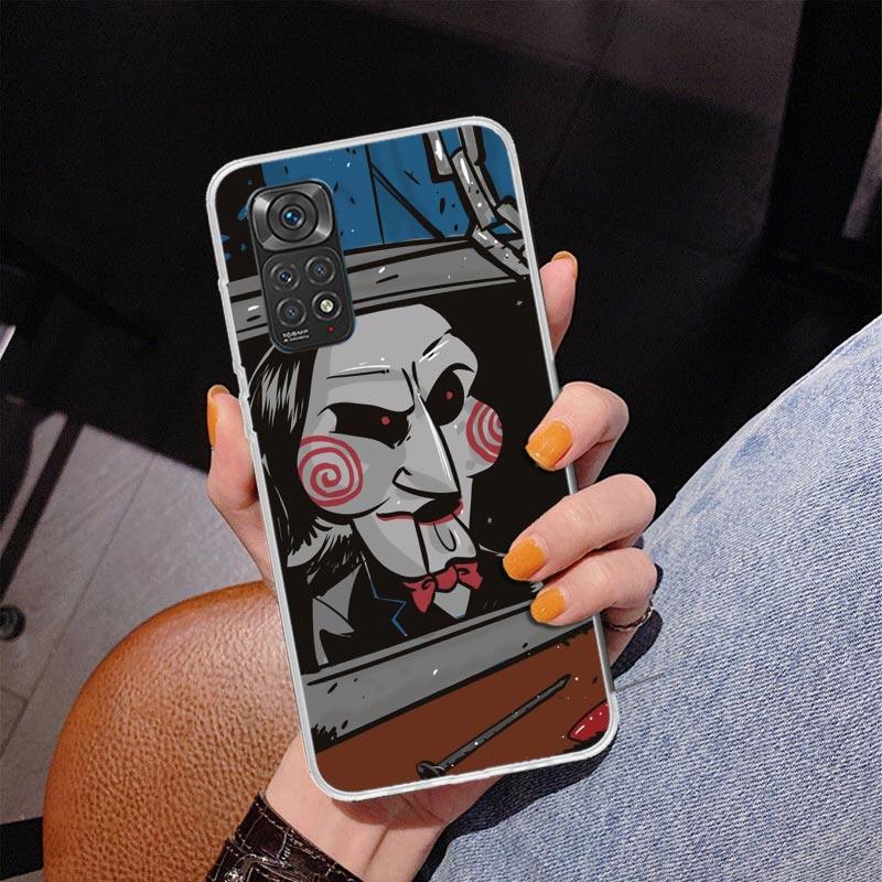 The Jigsaw Killer Horror Phone Case For Xiaomi Redmi Note 15 14 13 12S 12 11 Pro Plus 14S 11S 11E 10 10S 11T 5G Personalized Cov