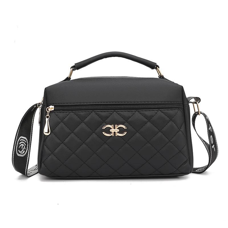 Bag Women's New Women's Portable Crossbody Bag Large Capacity Women's Bag One Shoulder Fashion Soft Leather Mobile Phone Change Bag