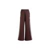 Originals Striped Elastic Waist Wide Leg Loose Casual Pants Women Bottoms Brown II0730