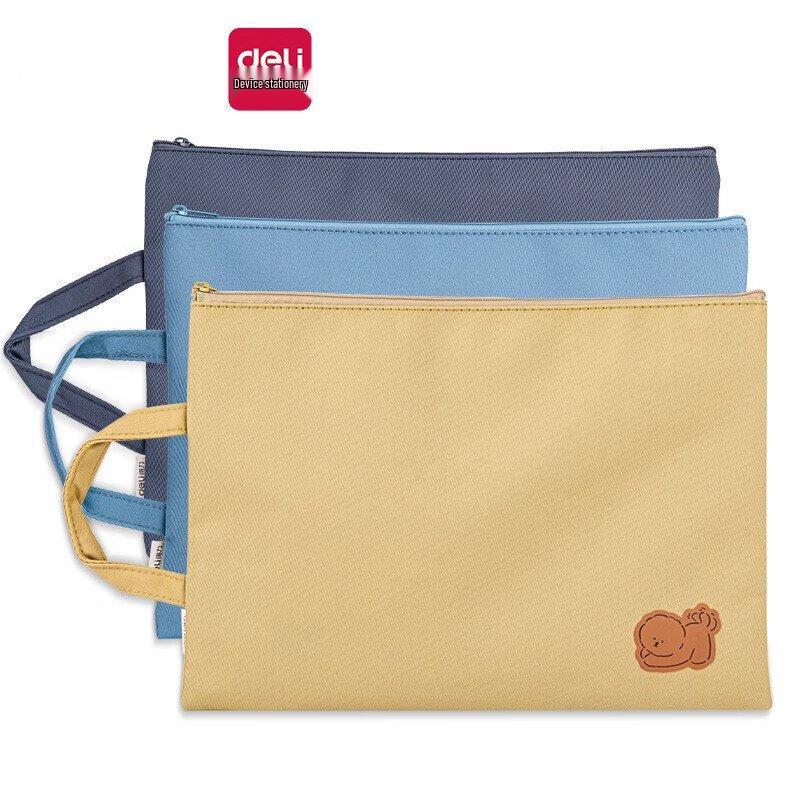 Deli Portable Fabric Zipper Bag