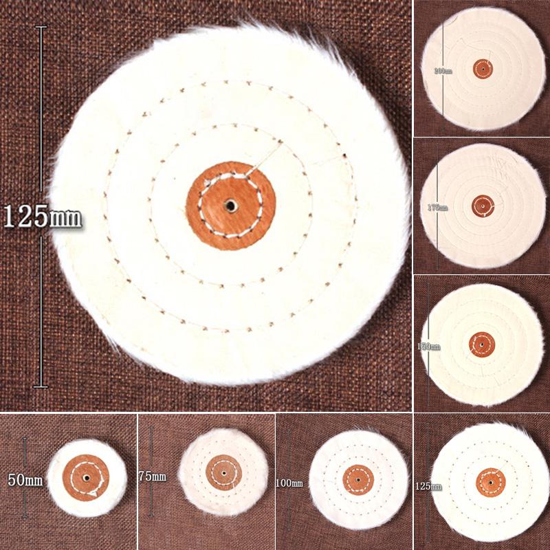 Professional Cloth Buffing Polishing Wheel for Metal Wood Glass White Color