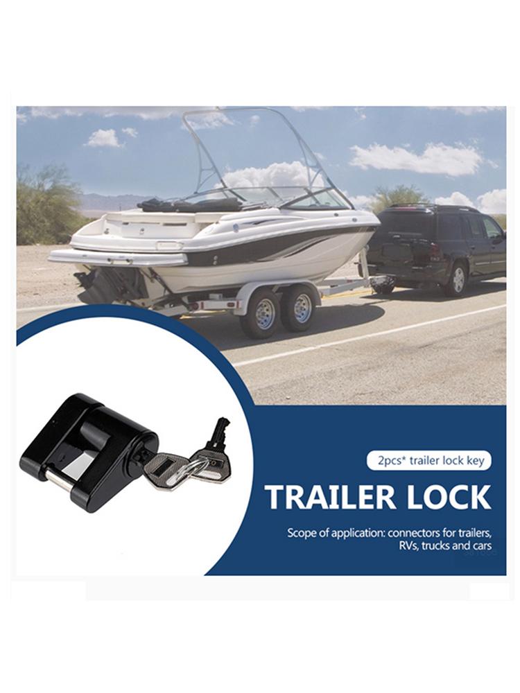Anti-theft Trailer Hitch Lock Trailers Coupler Padlock Hook Connector Tongue Locks Hitch Security Protector