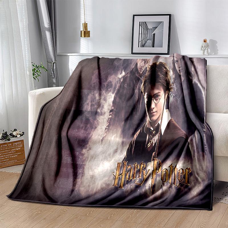 Harry Potter Graphic Art Poster PrintPrint Blanket, Soft Blanket For Sofa Office Bed And Travelling Daughter Birthday Gift esj159