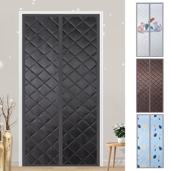 Thermal Curtain Thickened Waterproof Keep Warm Wind-proof Self Sealing Sound-proof Heat Preservation