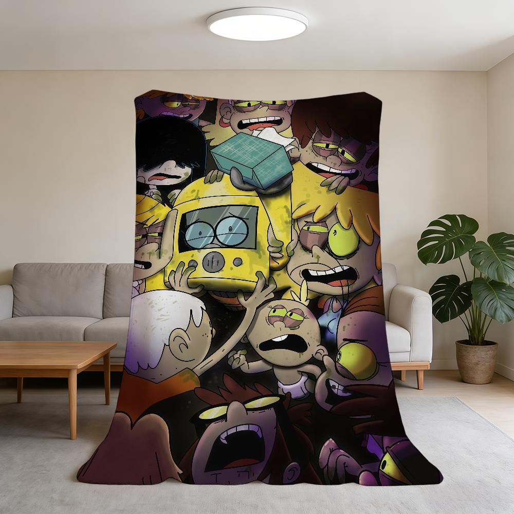 

Blanket Animation L-Loud Super Warm Comfortable Plush Throw H-House-ES Blanket Child Home Sofa Bedroom Cartoon Gift 75x90cm