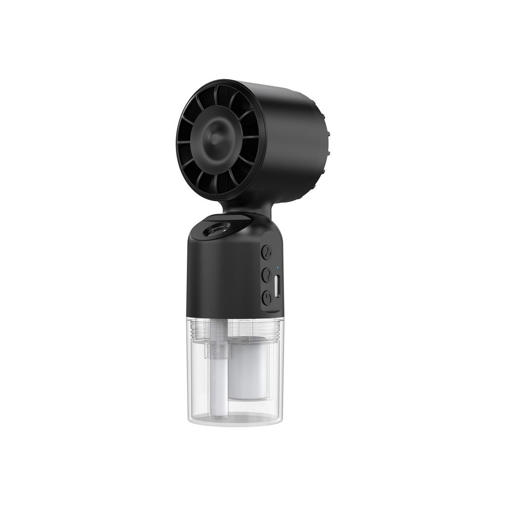 F9 Portable Handheld Misting Fan USB Rechargeable Battery Operated Spray Water Mist Fan Small Personal Cooling Fans For Outdoor Travel Makeup Home Off