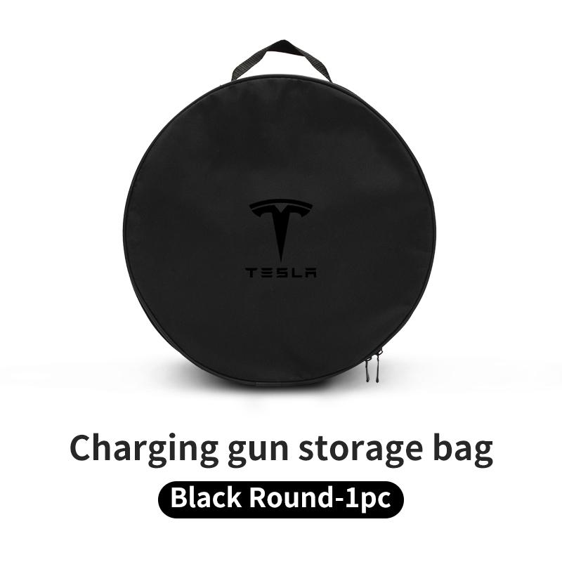 EV Car Valve Charging Cable Storage Box Electric Vehicle Charger Cables Carry Bag For Tesla Model 3 Y S X 2021 Roadster