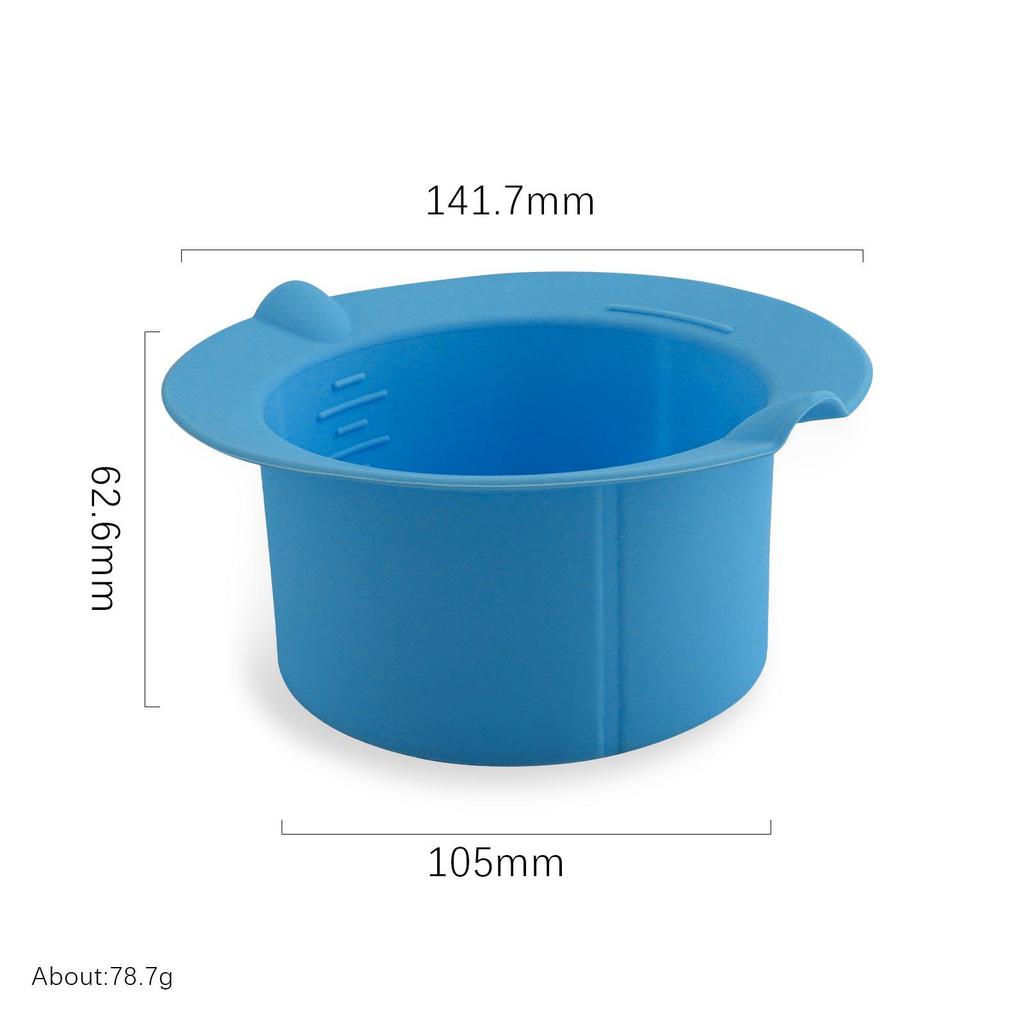 Silicone Wax Melting Bowl - Multi-functional, Easy-to-Clean Hair Removal Wax Bean Liner