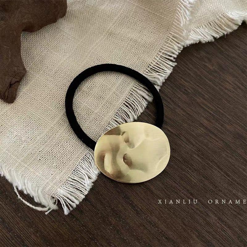 1PC Metal Elastic Hair Band For Girls Women Handmade Scrunchies Korean Ornaments Fashion Hair Accessories
