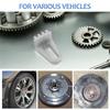 GLEAVI Flywheel Fixture Flywheel Holder Tool, Flywheel Lock Tool, Engine Flywheel Tool, Flywheel Holders, Flywheel Rotation Tool, Metal Silver