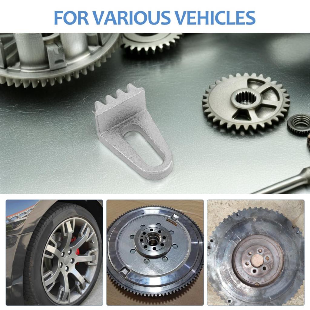 GLEAVI Flywheel Fixture Flywheel Holder Tool, Flywheel Lock Tool, Engine Flywheel Tool, Flywheel Holders, Flywheel Rotation Tool, Metal Silver