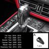 Carbon Fiber Accessories For Porsche Macan 911 Cayman Boxster 718 Panamera Cayenne Car Console Gearshift Handle Head Frame Cover