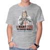 Unisex Crew Neck T-Shirt Choose Wisely Graphic Short Sleeve Casual Tee