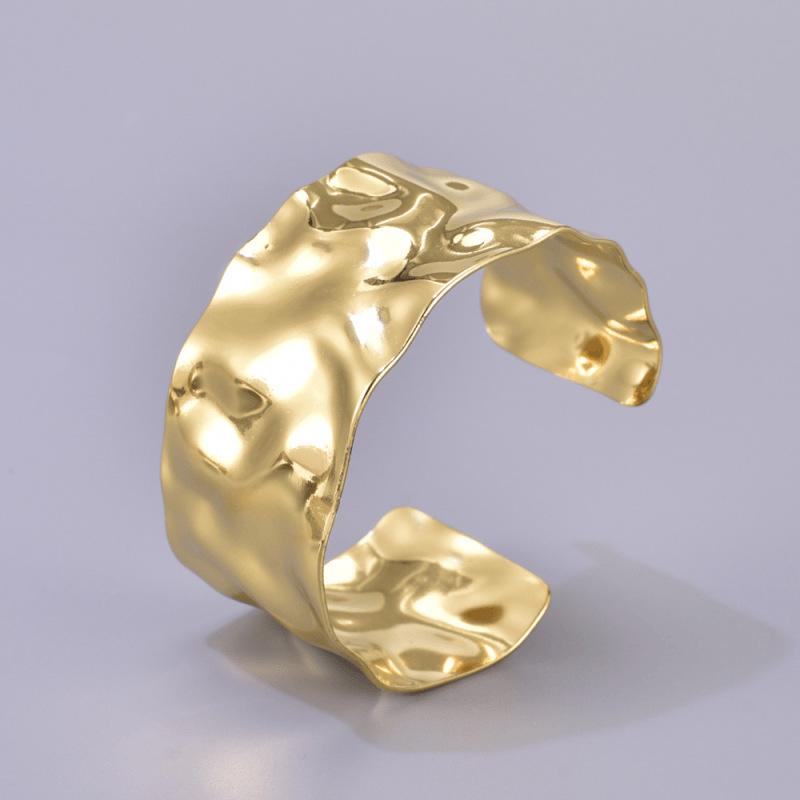 

Женский гладкий браслет с широким раскрытием: Европейский и американский хип-хоп стиль с персонализированным дизайном