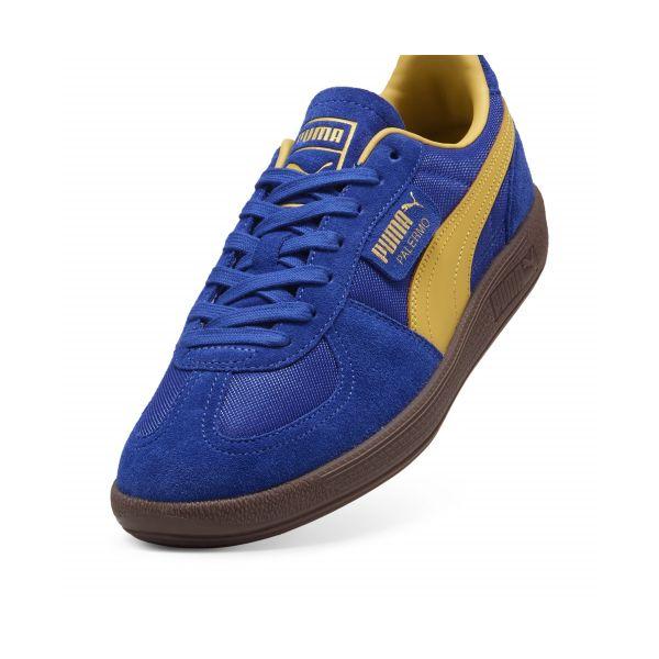 Puma Palermo Vintage Update Vivid Blue Sunny Yellow Unisex Sneakers 401364-02