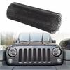 100Cmx33Cm Aluminum Alloy Grille Mesh Roll Automotive Grille Insert Bumper Rhombic Hole Black Car Grill Mesh Sheet