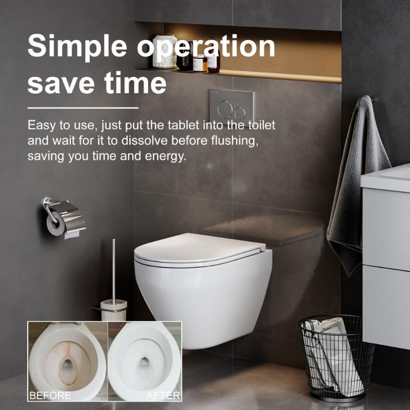 Toilet Cleaner Tablets Effervescents Tablets Deep Cleaning Washer Deodorants Cleaning Agent Pills Automatic Toilet Clean