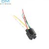 1/5 Pcs 5Pin Automotive Relay Socket Harness Connector Plug Bakelite Relay Base Seat for 12V 24V 4Pin 5Pin Auto Relay