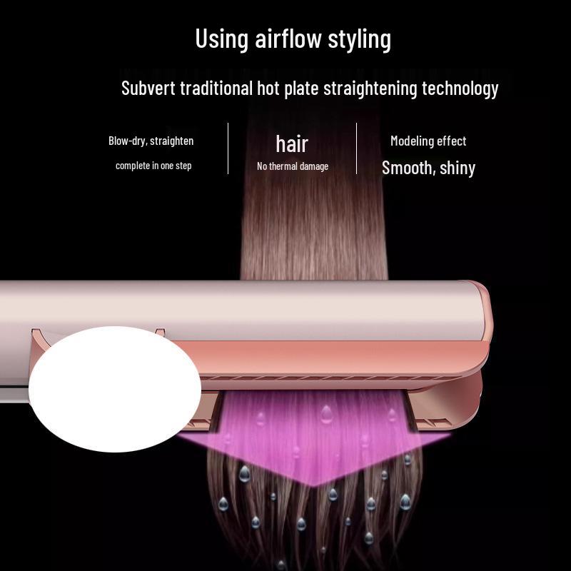 Mou Sen HT01 Multifunctional Hair Dryer & Straightener - Wet/Dry Use, Curls & Straightens Hair
