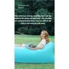 Kissenstil Aufblasbares Sandentdeckung Outdoor Tragbares Faules Luftsofa Faltbares Aufblasbares Bett Schlafsack Atmungsaktiv Praktisch
