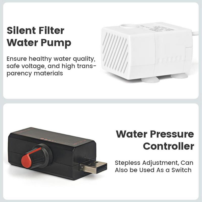 Automatic Bird Bathtub Electric Bird Bath For Parrots Parakeet Shower Fountain With Pump Indoor Circulating Water Bathtub For