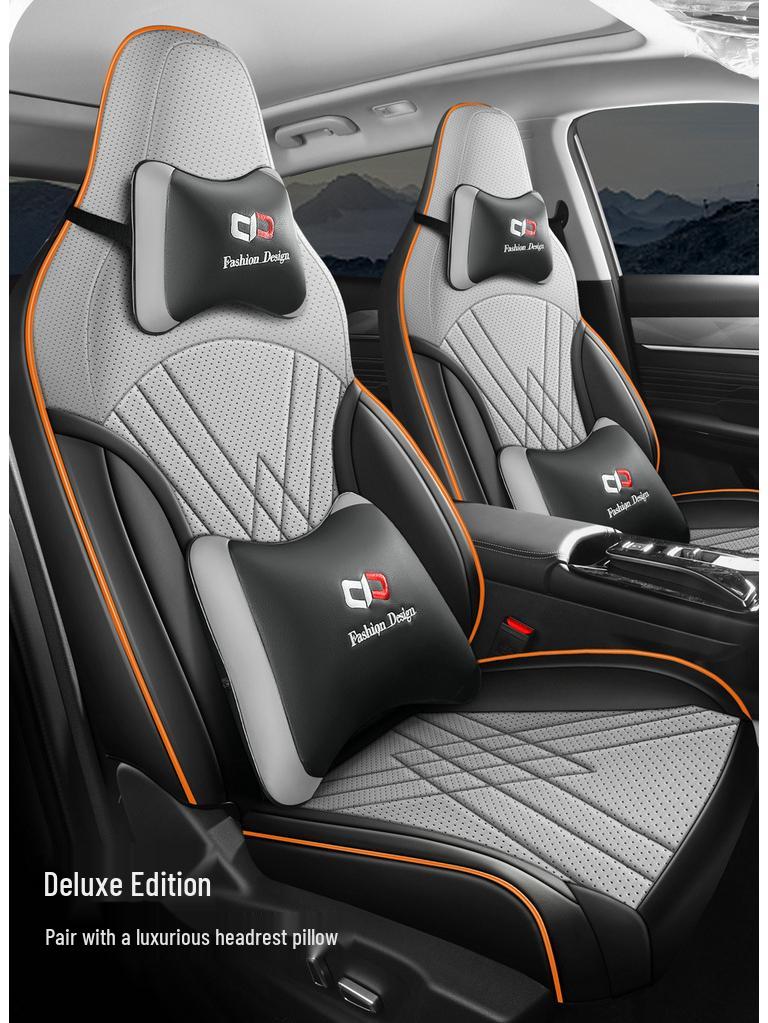 New Model Full Leather Car Seat Cushion for Dongfeng Fengshen L7 - Four Seasons Universal Fit