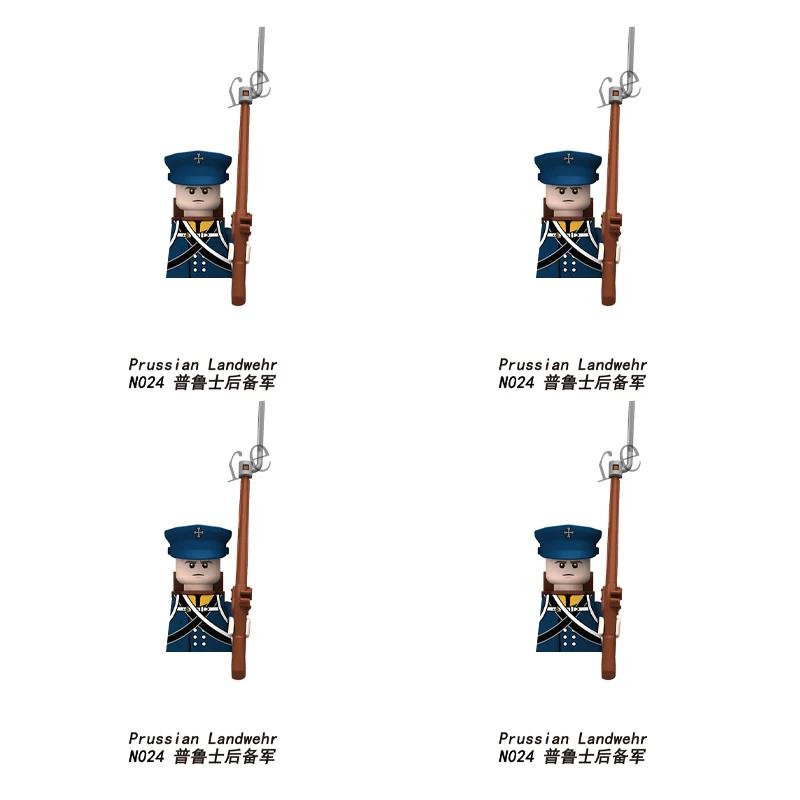 

Наполеоновские войны Военные солдаты Строительные блоки Вторая мировая война Британский Французский Фузилер Винтовки Русский Прусский Пеший гвардеец Кирпичики Детские игрушки