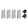 12x Seat Mounting Reinforcement Plates / Brackets For VW T5 T6 2 + 1 Rear Seats