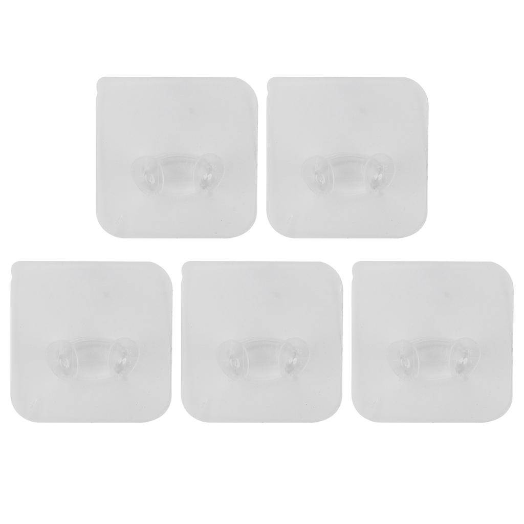 5pcs Razor Holder Multiple Uses Self Adhesive Wall Hanging Phone Holder Shower Towel Hooks
