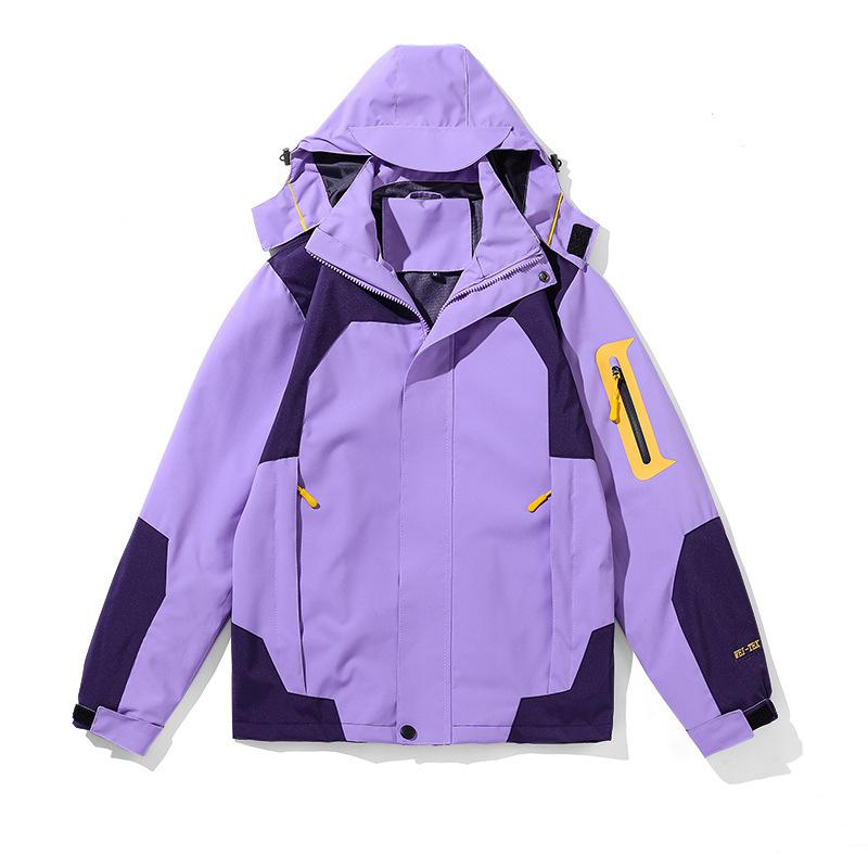 New Style Windproof and Waterproof Outdoor Spring and Autumn Velvet Jacket Into Tibetan Single Layer Mountaineering Jacket for Women