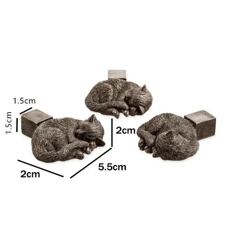 3Pcs Flower Pot Feet Stand Animal Shape Cat Dog Plant Pots Risers Pad Outdoor Garden Resin Pot Foot Plant Bonsai Holders