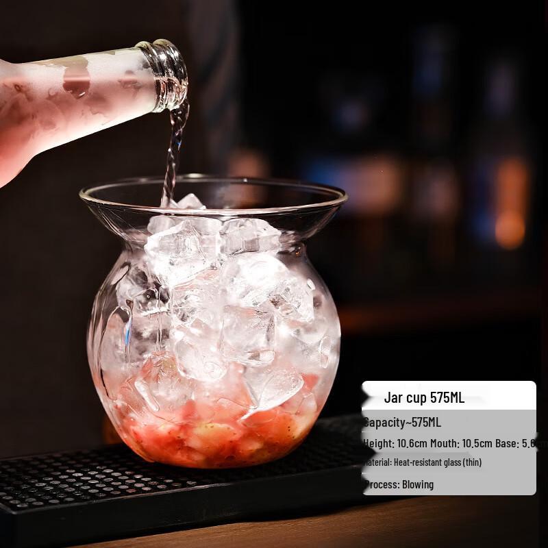 Classic Highball Cocktail Glass 575ml Jar Style