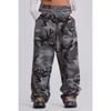 Unisex Streetwear Camo Print Relaxed Fit Straight Leg Sweatpants Casual Pants