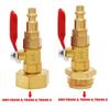 Winter Proof Water Spray Adapter with Shut off 12 Inch Elastic Hose for Car