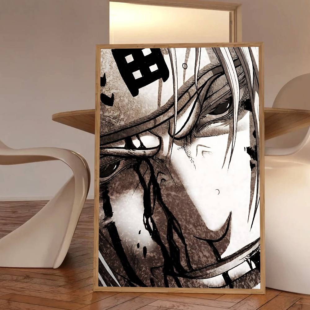 Anime Characters Cool Jiraiya Manga Posters HD Print Vintage Wall Art Decor for Home Study Room