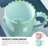 2Pcs Kids Cartoon Cups Environmentally Friendly PP Silicone Anti-Skid Thickened Bottom Smooth Rim Baby Safe Mouthwash Cup