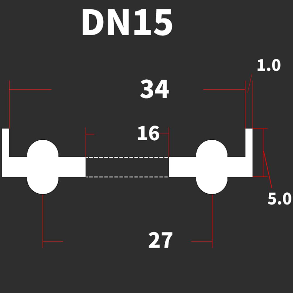 DN10-DN200 DIN Standard 3/4" 1.5" 2" -8" Tri Clamp EPDM Sanitary Seal Gasket Strip Homebrew
