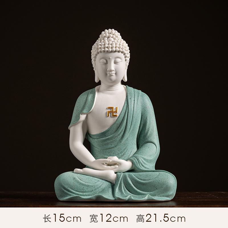 Tathagata Buddha Statue Sakyamuni Buddha Statue Customized Incense Porch Home Decor Buddha Sculpture FENG SHUI Home Decor