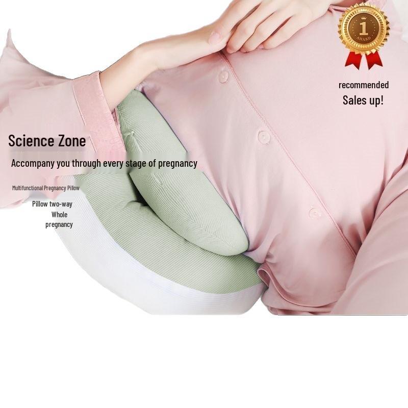 Multifunctional Pregnancy Side Sleeper Pillow: Belly Support & Waist Protection, Washable Set for Expecting Mothers